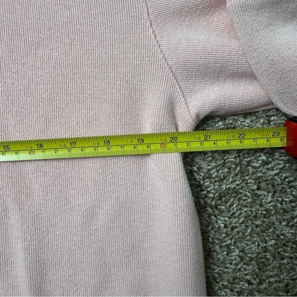 Nike Women’s Pink & Cream Crewneck Sweater Size Small - Picture 4 of 6
